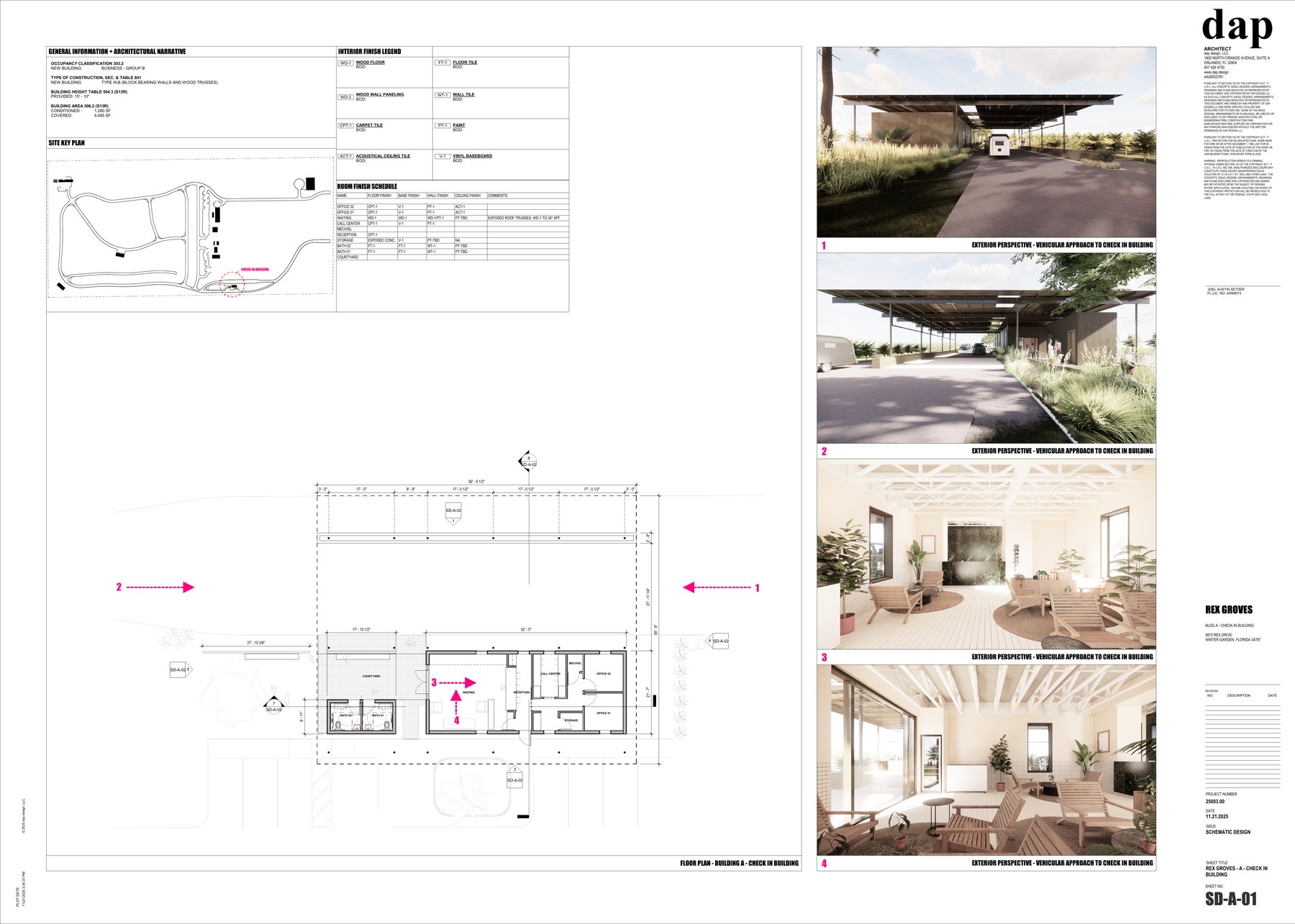 Check-in lobby biophilic